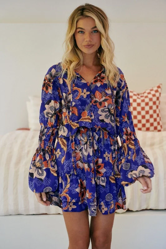 Jaase Santiago Print Saint Dress