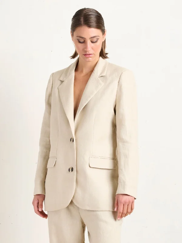 LONGLINE BLAZER STONE