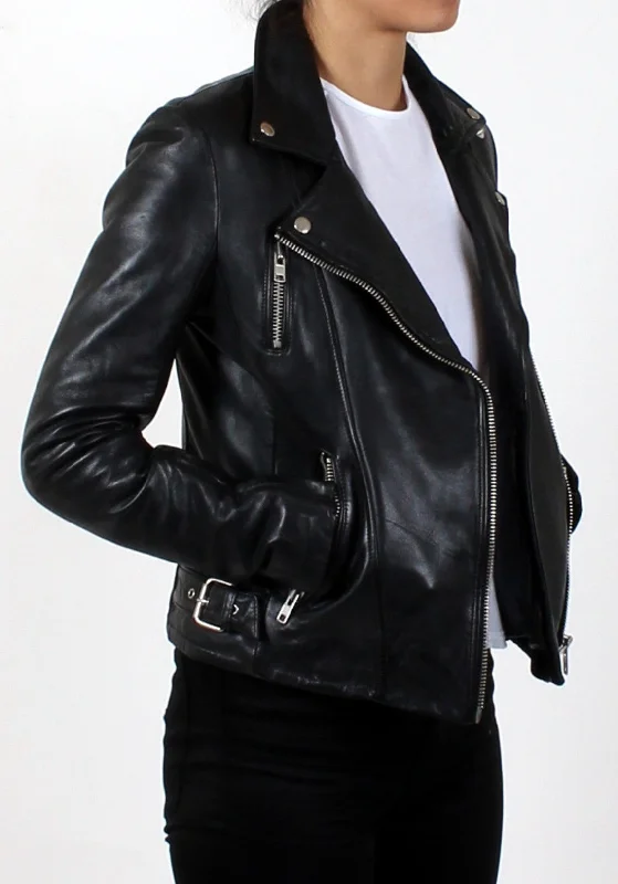 Rebel Leather Biker Jacket