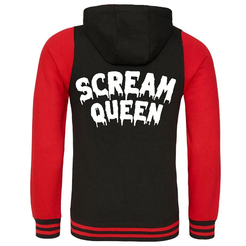 SCREAM QUEEN Unisex Varsity Hoodie